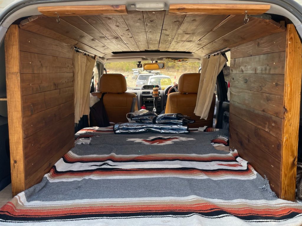 【DIY】95プラドを内装ウッド化にしてみた!!　~　車中泊を更に楽しいお洒落空間へ挑戦~